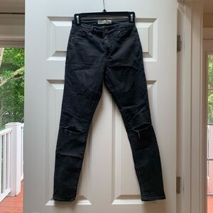 Topshop black Moto jeans
